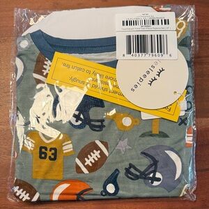 Little Sleepies Football Two-Piece Pajama Set 3T